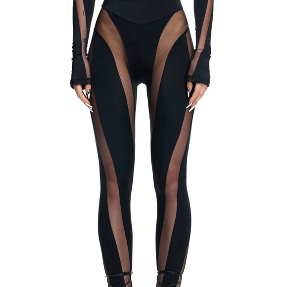 MUGLER HM MESH LEGGING - Picture 1 of 3